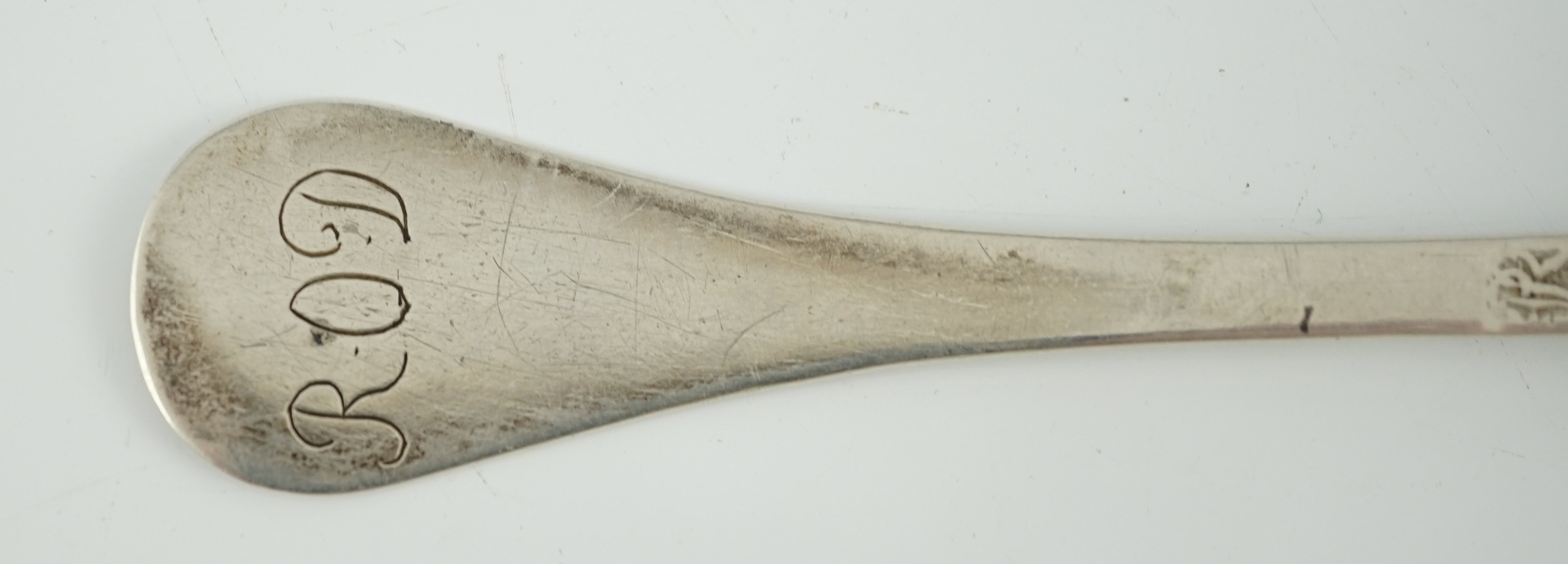 A 17th/18th century Scandinavian silver spoon